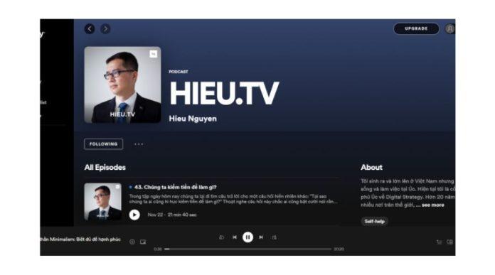 Kênh podcast HIEU.TV (Hieu Nguyen) (Ảnh: Internet)