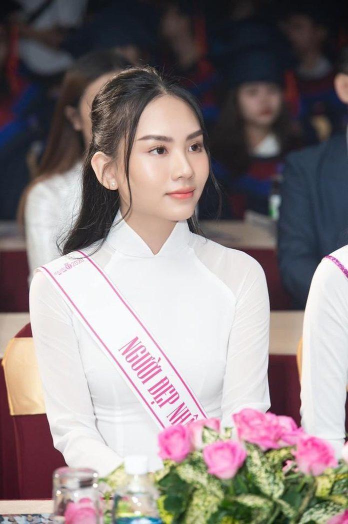 Mai Phương từng tham gia Hoa hậu Việt Nam 2020 và giành giải phụ Người đẹp nhân ái