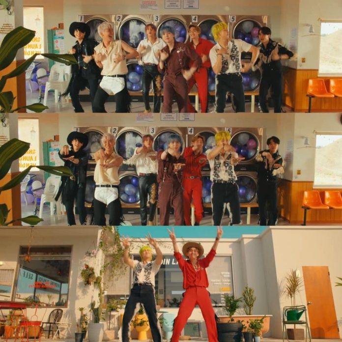 Ký hiệu ngôn ngữ đặc biệt được BTS thể hiện thông qua những điệu nhảy trong MV Permission To Dance (Nguồn ảnh: BlogAnChoi)