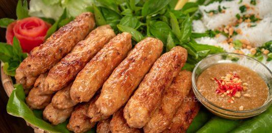 Cách làm nem nướng ngon khó cưỡng – món ngon trong thực đơn của các bữa tiệc Thành phẩm nem nướng