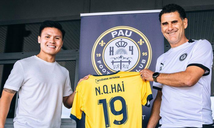 HLV Tholot vẫn chưa tìm ra được đội hình tối ưu nhất cho Pau FC kể từ khi mua Quang Hải về (Ảnh: Internet)