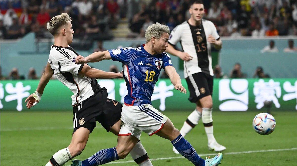 Asano ấn định tỉ số 2-1 trong trận mở màn của Nhật Bản trước Đức tại World Cup 2022 (Ảnh: Internet)