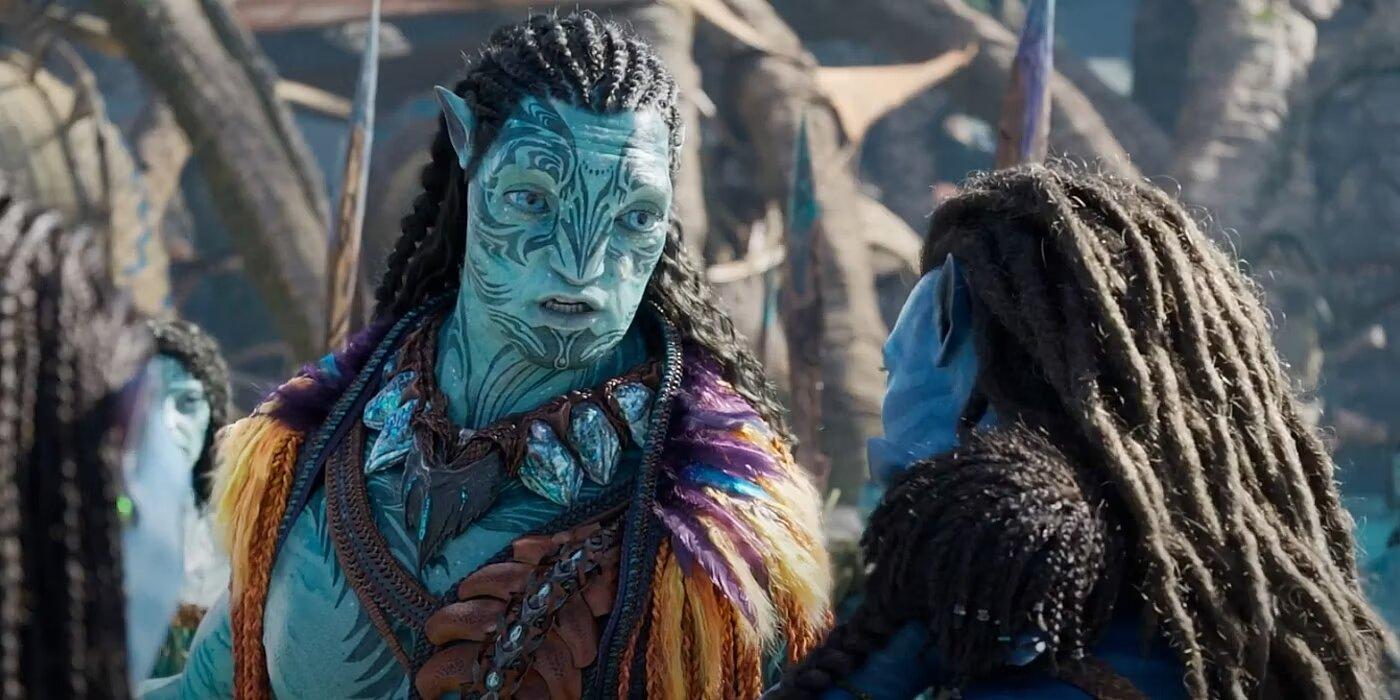 Avatar 2 sẽ xoáy sâu vào mối quan hệ giữa bộ tộc Na'vi và tộc Metkayina. (Ảnh: Internet)
