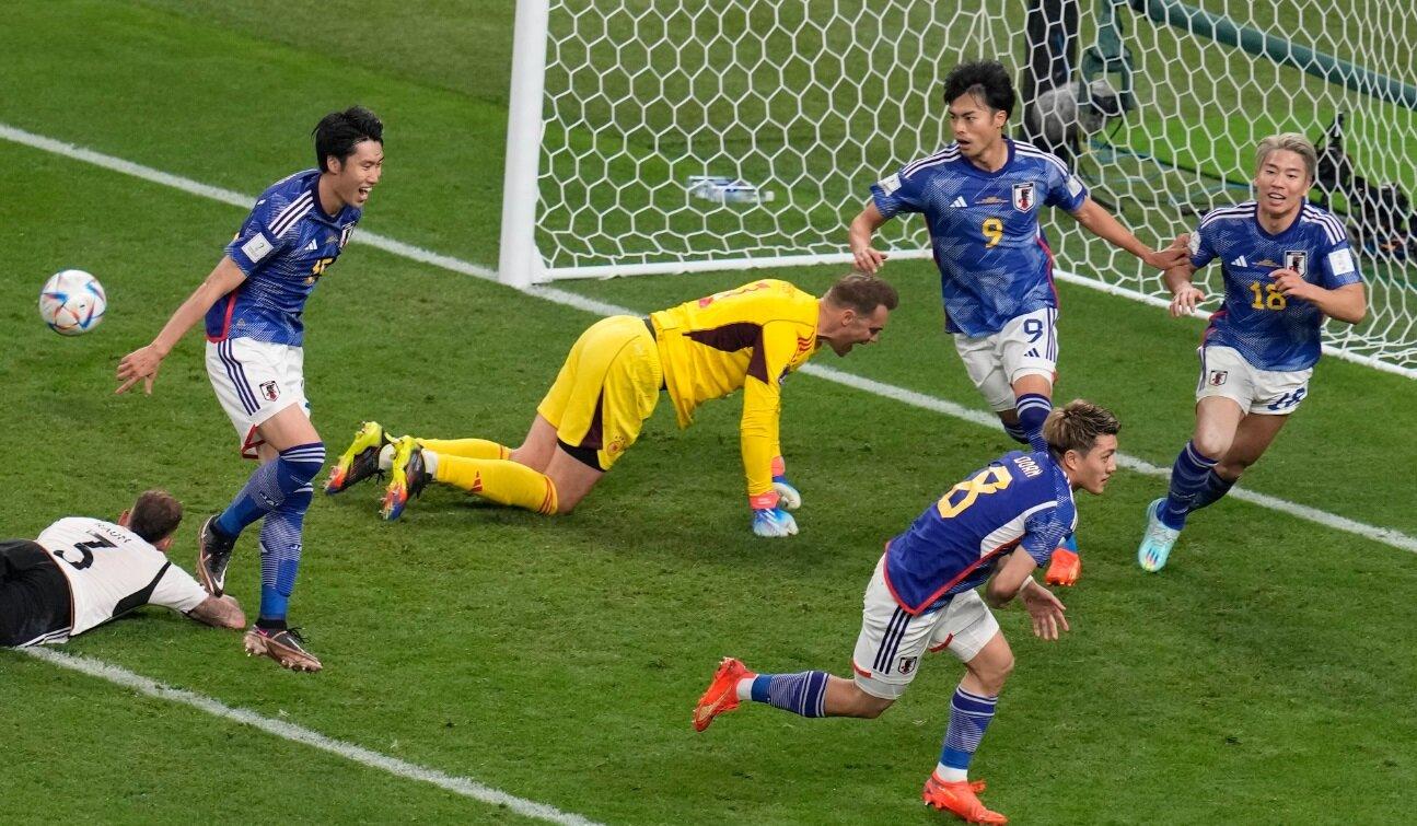 Nhật Bản bất ngờ có bàn thắng gỡ hòa do công của Mitsu Doan (Ảnh: Internet)