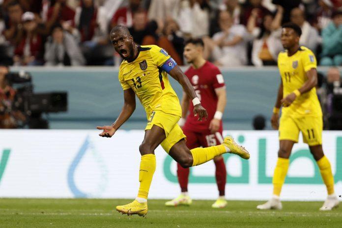 Enner Valencia tiếp tục nối dài chuỗi thành tích ghi bàn cho tuyển Ecuador và đang rất tự tin ở Qatar 2022 (Ảnh: Internet)