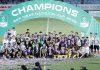 Hà Nội FC giành chức vô địch 3 năm liên tiếp (Ảnh: Internet(