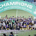 Hà Nội FC giành chức vô địch 3 năm liên tiếp (Ảnh: Internet(