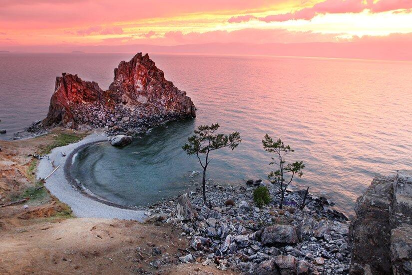 Hồ nước ngọt lớn nhất thế giới - hồ Baikal (Ảnh: Internet)