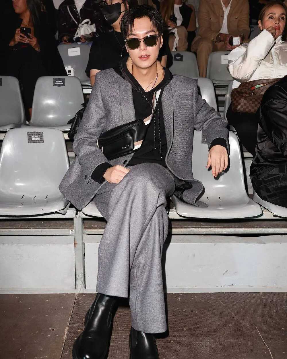 Lee Min Ho tại Tuần lễ thời trang Milan (Ảnh: Internet)
