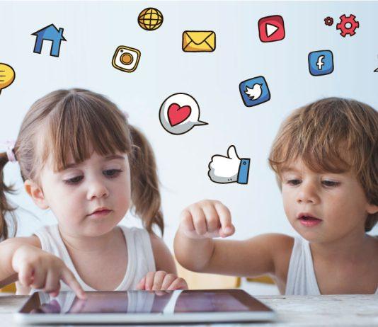 Trẻ em từ mấy tuổi có thể bắt đầu dùng mạng xã hội? (Ảnh: Internet)