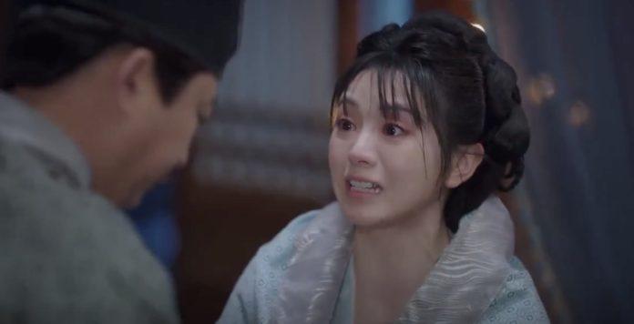 Lý Vy (Điền Hy Vy) khóc vì bất lực khi thái ý nói phải chuẩn bị hậu sự cho Hách Gia. (Ảnh: Internet)