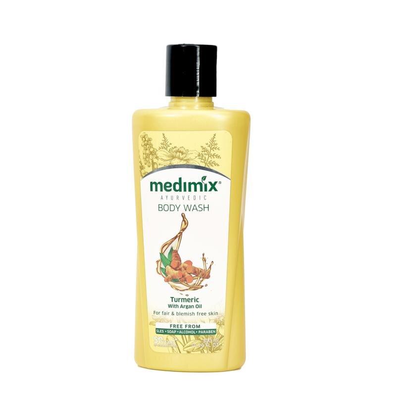 Sản phẩm sữa tắm Medimix Nghệ và dầu Argan là dòng sản phẩm sữa tắm mới được ra mắt gần đây của hãng (Ảnh: internet)