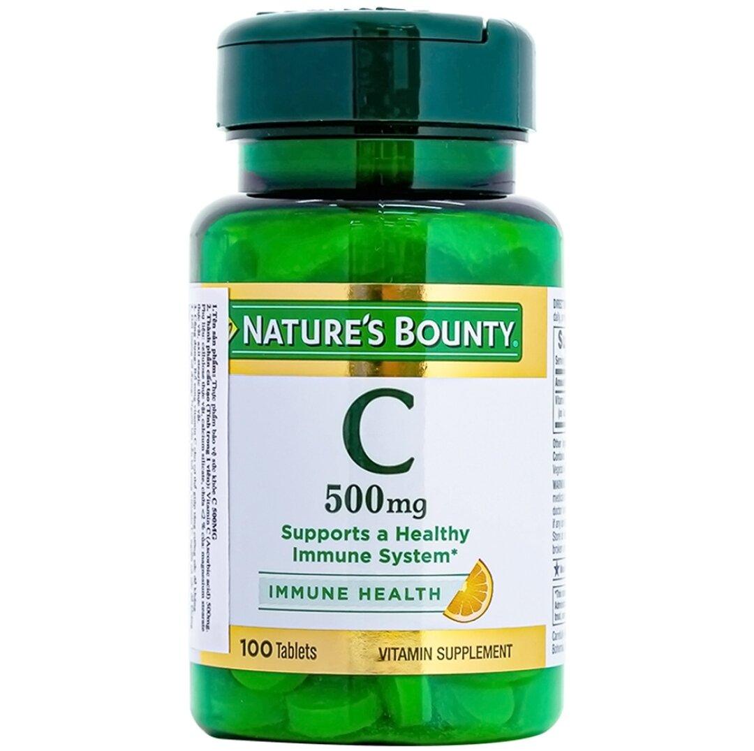 Viên uống Vitamin C Nature's Bounty (Ảnh: Internet).