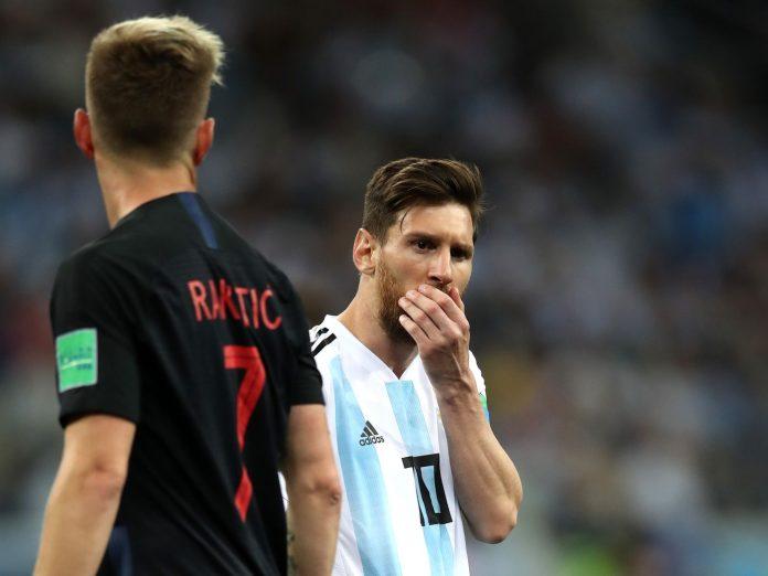 Messi cùng Argentina 2018 từng thất bại trước Croatia với tỉ số 0-3 (Ảnh: Internet)