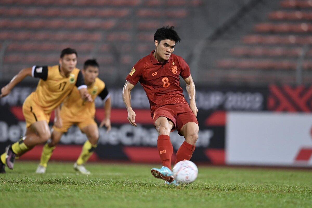Kết thúc trận đấu Thái Lan 5-0 Brunei (Ảnh: Internet)