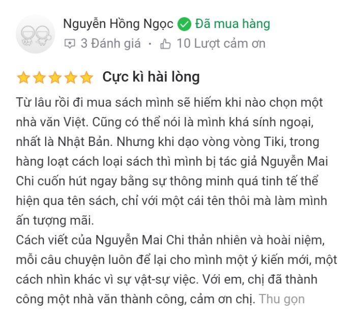 Đánh giá của người đọc (Ảnh:BlogAnChoi)