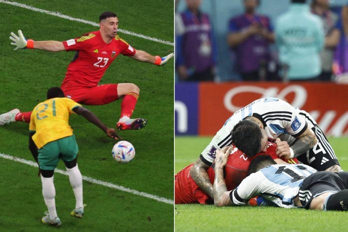 Pha cứu thua không khác gì bàn thắng cho Argentina của Emiliano Martinez (Ảnh: Internet)