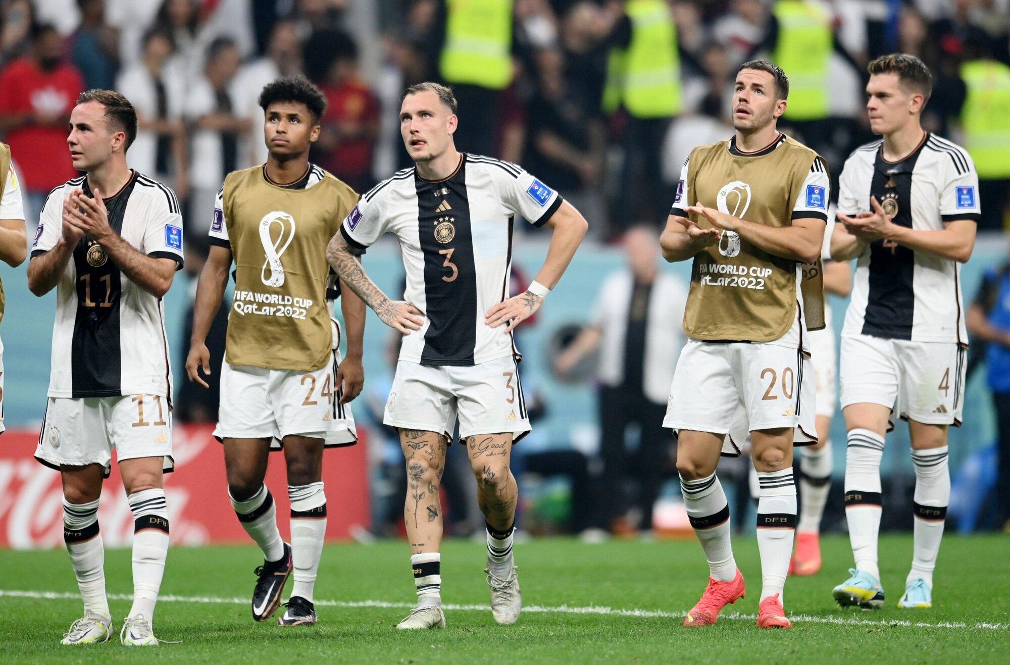 Tuyển Đức đã trải qua mọi cung bậc cảm xúc trong trận đấu cuối cùng của họ tại World Cup 2022 (Ảnh: Internet)