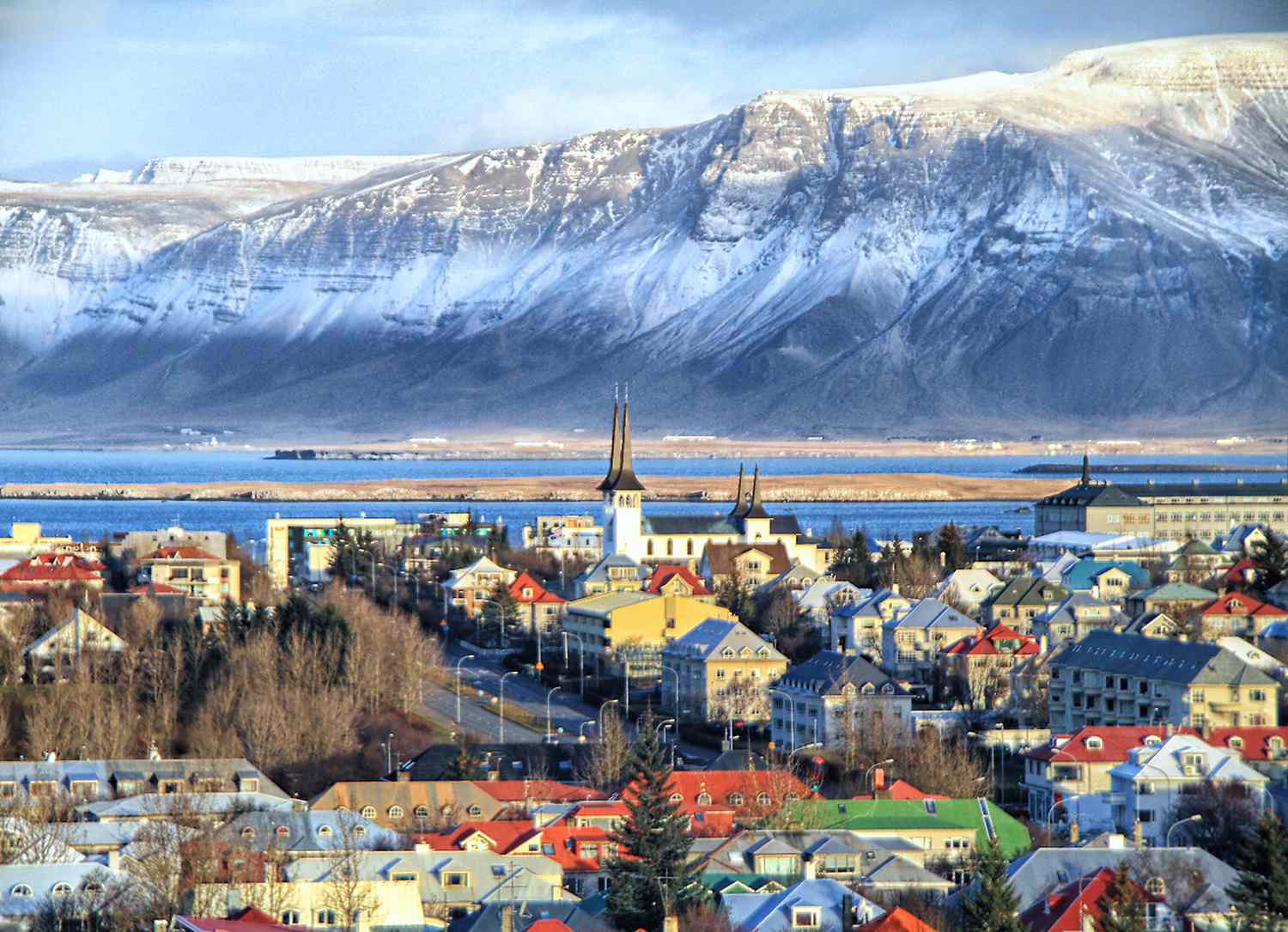 Thành phố Reykjavík của Iceland (Ảnh: Internet).