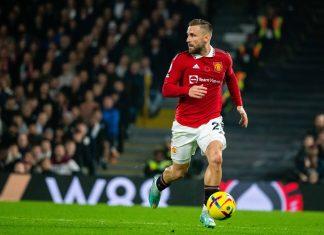 Luke Shaw trong màu áo Manchester United