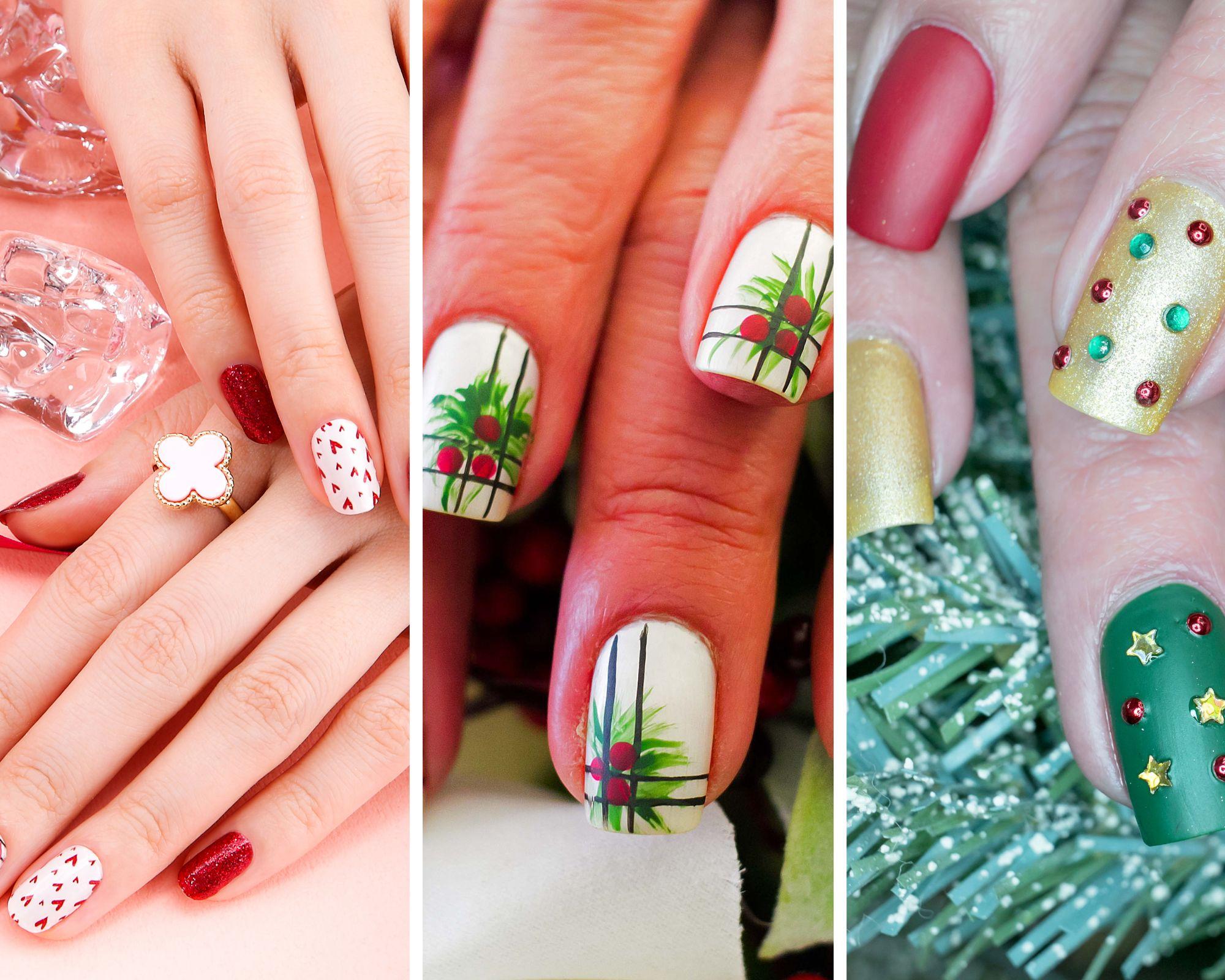 Đừng quá phức tạp với kiểu nail art độc đáo mà sự đơn giản cũng có thể khiến bạn trở nên đẹp hơn gấp nhiều lần. Những mẫu nail art noel đơn giản với màu sắc rực rỡ, chất liệu nổi bật sẽ giúp bạn tỏa sáng hơn trong mùa lễ hội này. Hãy cùng xem những mẫu nail art noel đơn giản nhưng không kém phần thu hút ngay thôi!