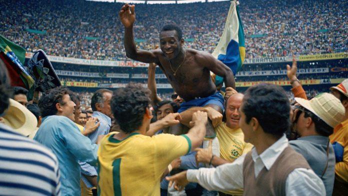 Pele một lần nữa lên ngôi ở World Cup 1970 trong đội hình được đánh giá là mạnh nhất trong lịch sử Brazil (Ảnh: Internet)