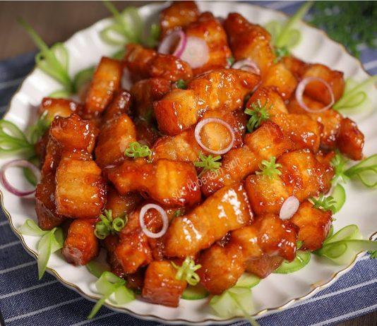 Thịt rim mặn ngọt