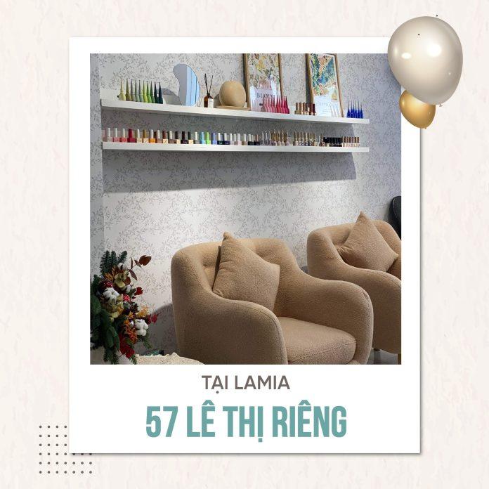 Một góc nhỏ chi nhánh LAMIA Beauty Boutique Sài Gòn