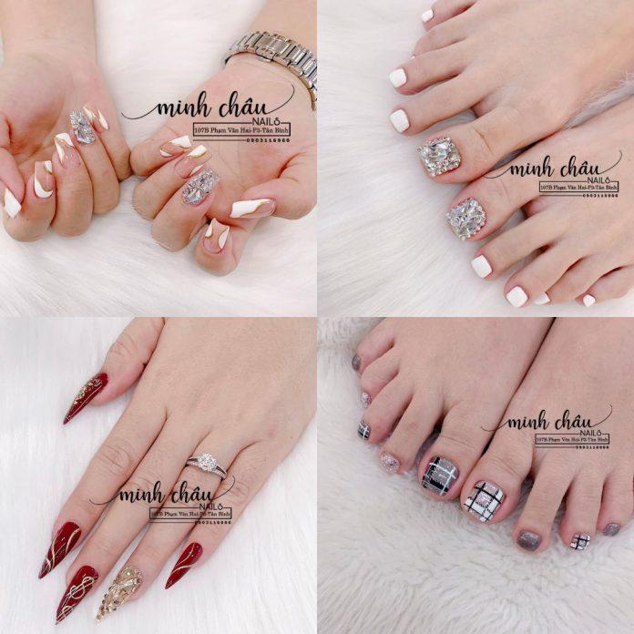 Các mẫu nail cầu kì Nail Minh Châu