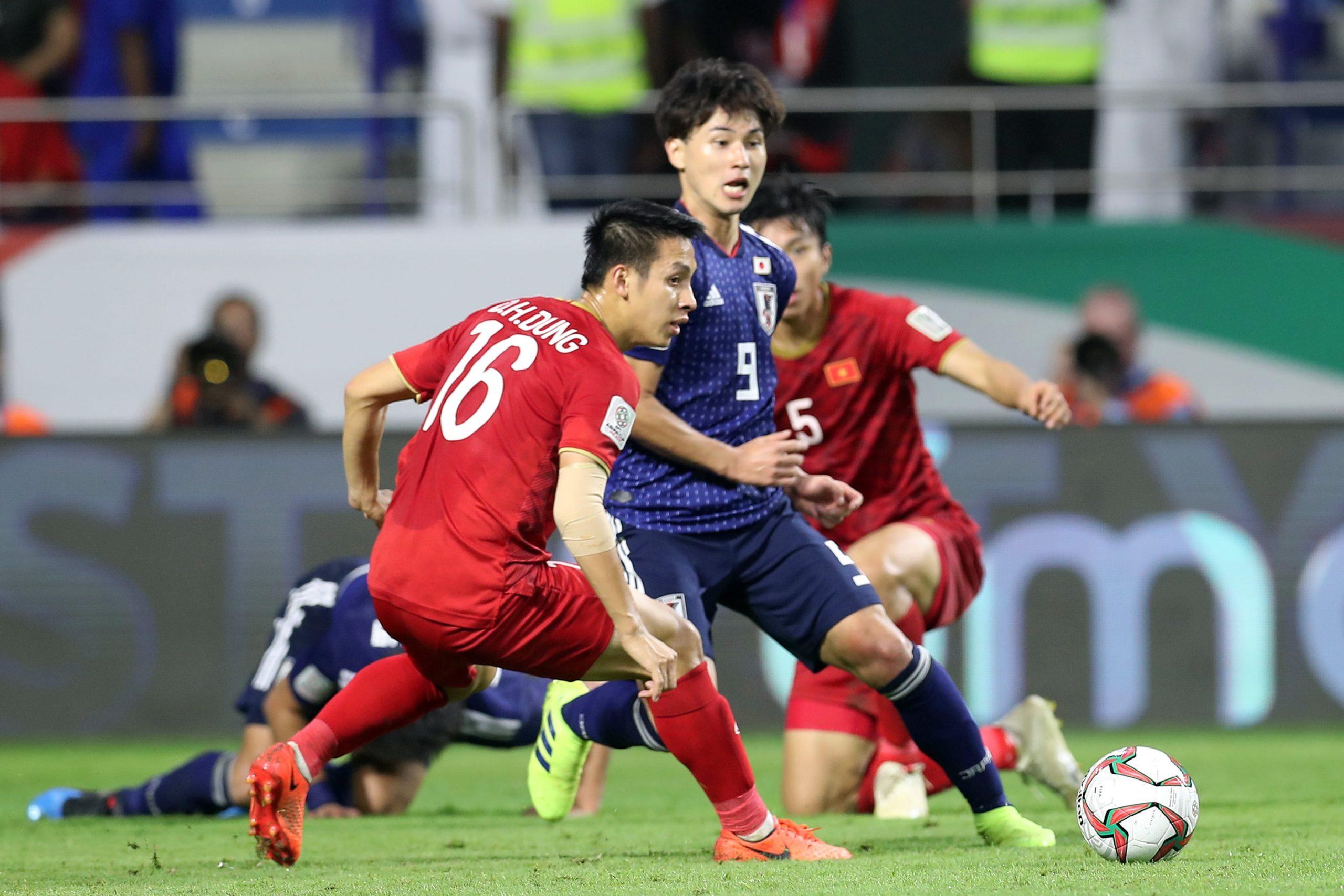 Các học trò của HLV Park Hang Seo đã có một trận đấu để đời trước đội tuyển quốc gia Nhật Bản (Ảnh: Internet)