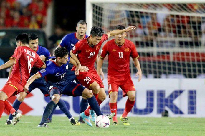 Đội tuyển Việt Nam đã đánh bại Philipines ở cả hai lượt trận để có mặt trong trận chung kết AFF Cup 2018 (Ảnh: Internet)