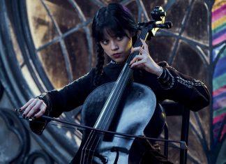 wednesday chơi cello (Nguồn: Internet)