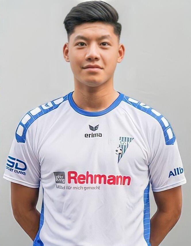 Nguyễn Như Đức Anh khoác áo CLB FC Kray và thi đấu ở giải Hạng 5 của Đức (Ảnh: Internet)
