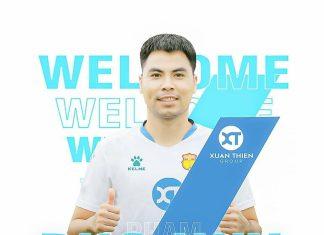 Nam Định đã chính thức ra mắt bản hợp đồng mang tên Phạm Đức Huy