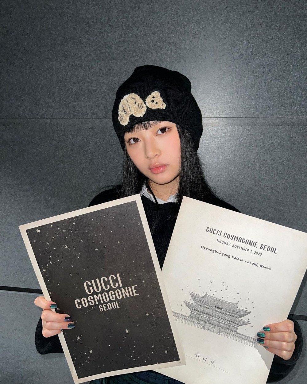 Hanni trở thành đại sứ khu vực của Gucci tại Hàn Quốc. (Nguồn: Internet)