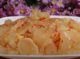 gân bò chua ngọt.