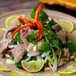 Gỏi bò tái chanh vô cùng hấp dấn