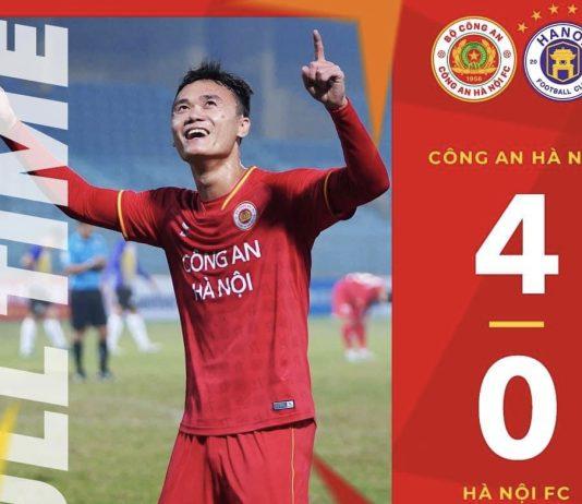 CLB CAHN thắng 4-0 CLB Hà Nội