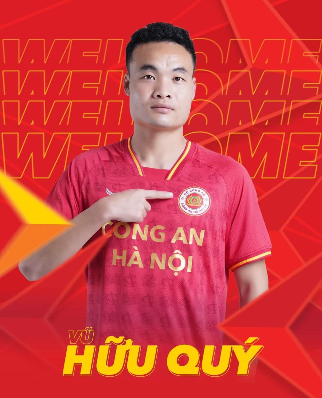 Mùa giải mới 2023, Hữu Quý chính thức gia nhập tân binh V-League 2023 - CLB Công an Hà Nội (Ảnh: Internet)