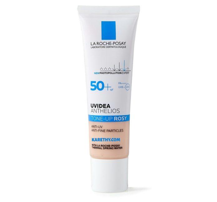 Kem chống nắng La Roche Posay Uvidea Anthelios Tone-Up Rosy cho da dầu mụn (Ảnh: Internet).