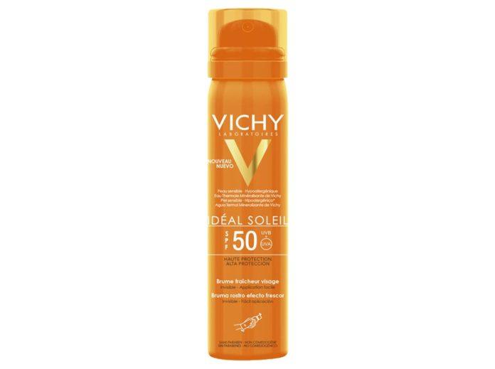 Kem chống nắng Vichy cho da dầu mụn dạng xịt Ideal Soleil Face Mist (Ảnh: Internet).