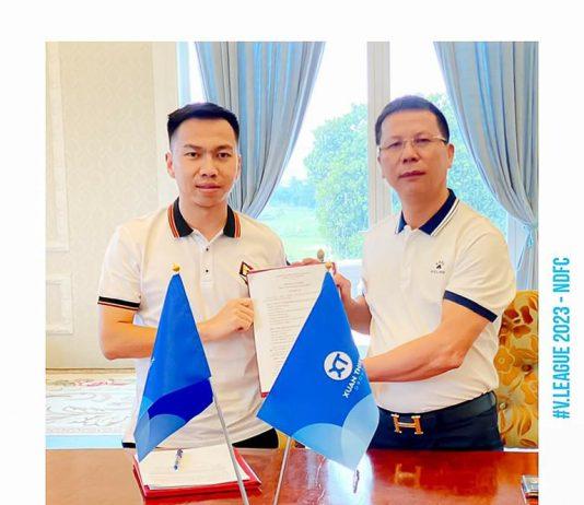 Nam Định đã chính thức ra mắt bản hợp đồng mang tên Hồ Khắc Ngọc