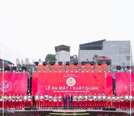 CLB bóng đá Công an Hà Nội tổ chức lễ ra mắt và xuất quân mùa giải 2023 CLB CAHN ra mắt những tân binh chất lượng