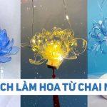 Tái chế chai nhựa: 15 cách làm hoa bằng chai nhựa cực dễ, cực đẹp