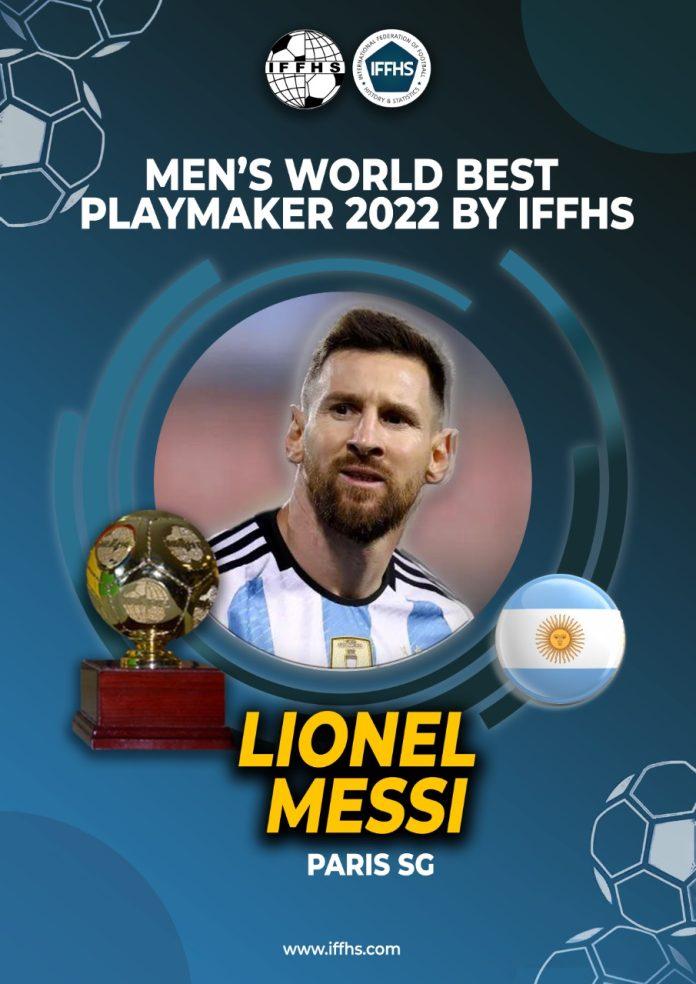 Messi có lần thứ 5 trở thành cầu thủ kiến thiết lối chơi xuất sắc nhất trong năm 2022 của IFFHS (Ảnh: Internet)