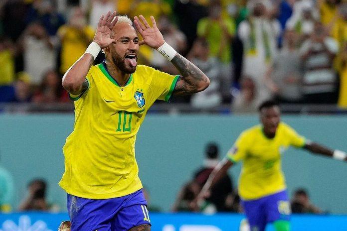 Dù không thành công cùng đội tuyển Brazil tại World Cup nhưng màn trình diễn ấn tượng của Neymar ở cuối năm 2022 giúp anh có mặt trong danh sách đề cử của FIFA The Best 2022 (Ảnh: Internet)