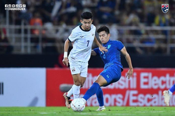 Kết thúc trận đấu Thái Lan giành chiến thắng 3-1 trước Campuchia (Ảnh: Internet)