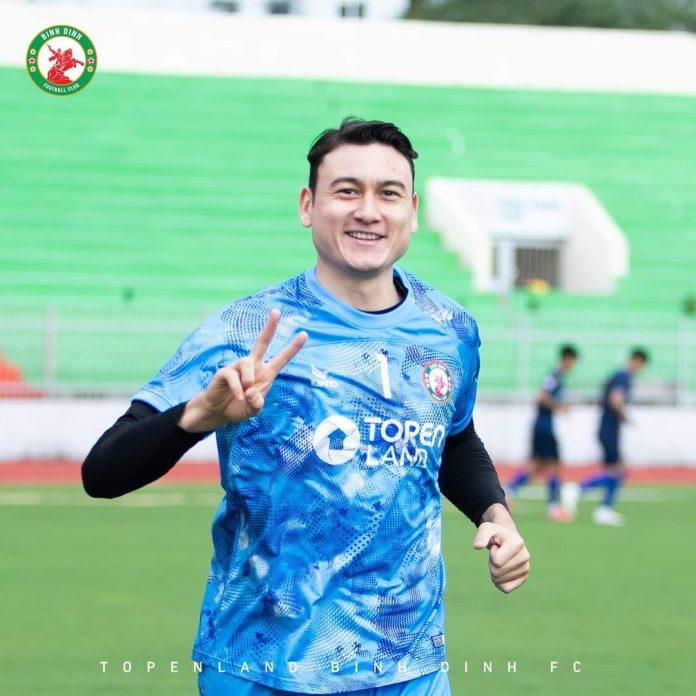 Văn Lâm được bầu làm đội trưởng CLB Bình Định ở mùa giải 2023 (Ảnh: Internet)