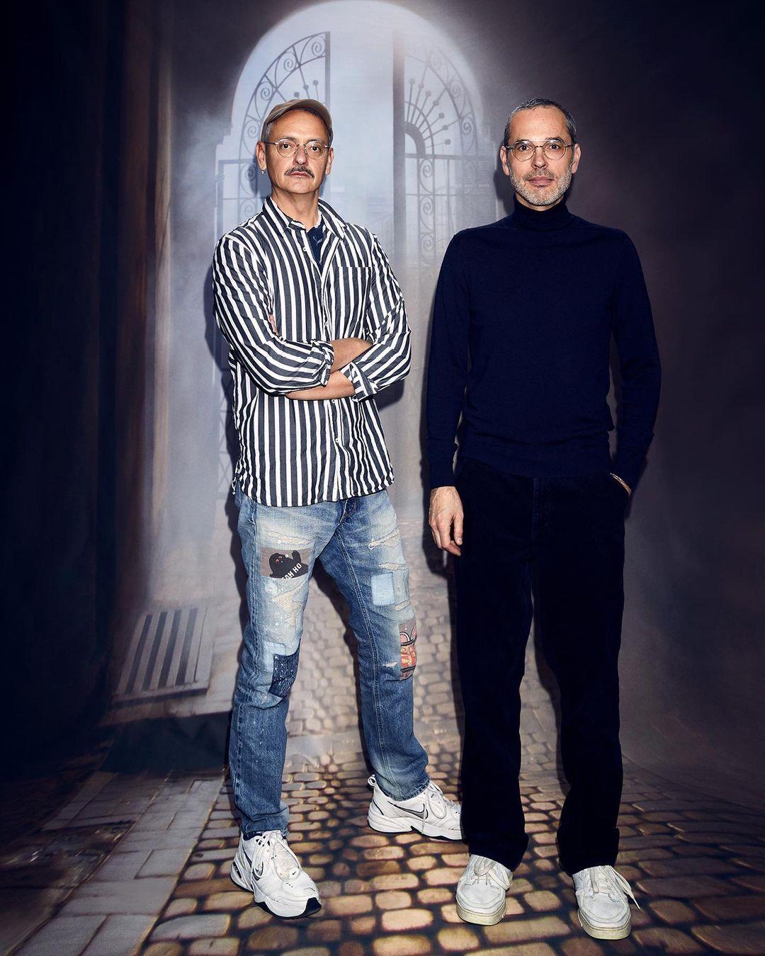 Hai nhà thiết kế Viktor Horsting và Rolf Snoeren (Ảnh: Instagram/@viktorandrolf)