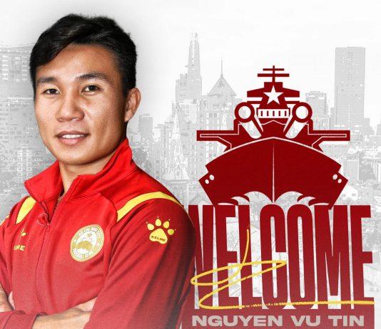 CLB TPHCM thông báo chiêu mộ thành công tiền đạo Nguyễn Vũ Tín